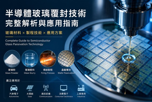 半導體玻璃覆封技術完整解析：Glass Passivation 製程、玻璃類型與應用指南